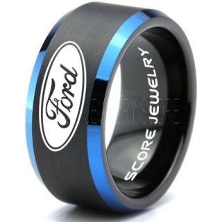 Ford Ring, Ford Jewelry, Shelby Ring, Mustang Ring, Ford Mustang Ring, Ford Ring Mustang Jewelry, Tungsten Ring, Tungsten Wedding Band