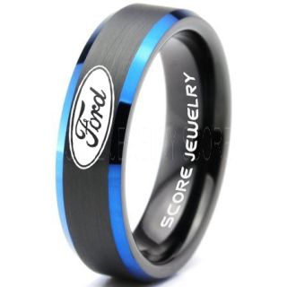 Ford Ring, Ford Jewelry, Shelby Ring, Mustang Ring, Ford Mustang Ring, Ford Ring Mustang Jewelry, Tungsten Ring, Tungsten Wedding Band