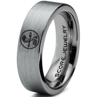 Shelby Mustang Ring, Ford Shelby Ring, Shelby Ring, Mustang Ring, Ford Mustang Ring, Ford Ring Mustang Jewelry, Tungsten Ring, Tungsten Wedding Band
