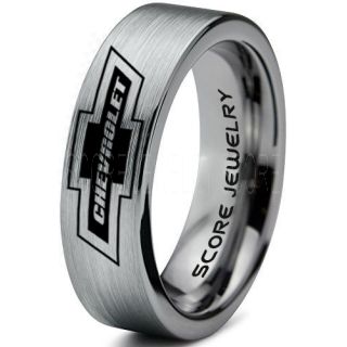 Chevrolet Ring, Chevy Ring, Bowtie Ring, Chevy Bowtie Ring, Chevy Wedding Ring, Chevy Wedding Band, Chevrolet Wedding Ring, Chevrolet Wedding Band