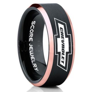 Chevrolet Ring, Chevy Ring, Bowtie Ring, Chevy Bowtie Ring, Chevy Wedding Ring, Chevy Wedding Band, Chevrolet Wedding Ring, Chevrolet Wedding Band