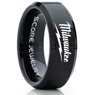 Milwaukee Tool Ring, Milwaukee Ring, Milwaukee Wedding Band, Mens Wedding Ring, His Wedding Band