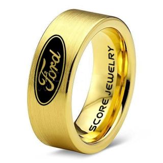 Ford Ring, Ford Jewelry, Shelby Ring, Mustang Ring, Ford Mustang Ring, Ford Ring Mustang Jewelry, Tungsten Ring, Tungsten Wedding Band