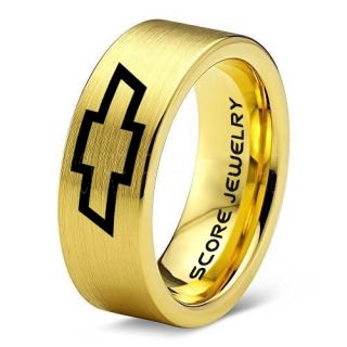 Chevrolet Ring, Chevy Ring, Bowtie Ring, Chevy Bowtie Ring, Chevy Wedding Ring, Chevy Wedding Band, Chevrolet Wedding Ring, Chevrolet Wedding Band