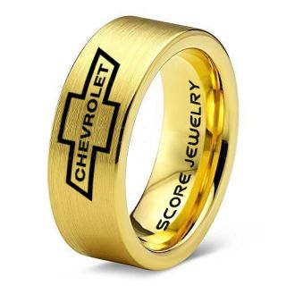 Chevrolet Ring, Chevy Ring, Bowtie Ring, Chevy Bowtie Ring, Chevy Wedding Ring, Chevy Wedding Band, Chevrolet Wedding Ring, Chevrolet Wedding Band