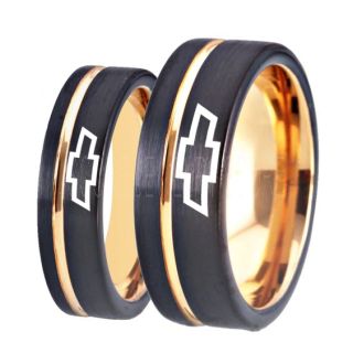 Chevrolet Rings, Black Chevy Rings, Black Bowtie Rings, Black Chevy Bowtie Rings, Black Chevy Wedding Rings, Black Chevy Wedding Bands, Black Chevrolet Wedding Rings, Chevrolet Wedding Bands, Black Rings, Black Wedding 