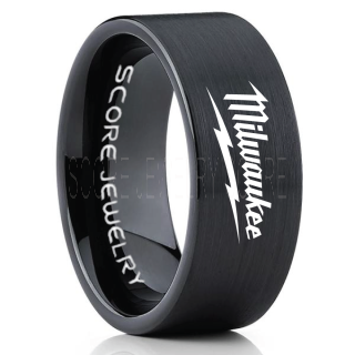 Milwaukee Tool Ring, Milwaukee Ring, Milwaukee Wedding Band, Mens Wedding Ring, His Wedding Band