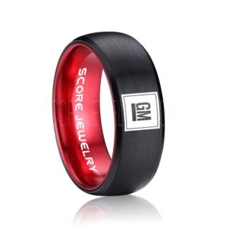 GM Ring, GM Truck Ring, Truck Ring, Trucker Ring, Pickup Truck Ring, GM Jewelry, Black Tungsten Ring, Black Tungsten Wedding Band, Black Wedding Band