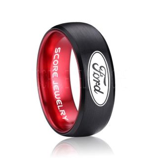 Ford Ring, Ford Jewelry, Shelby Ring, Mustang Ring, Ford Mustang Ring, Ford Ring Mustang Jewelry, Tungsten Ring, Tungsten Wedding Band
