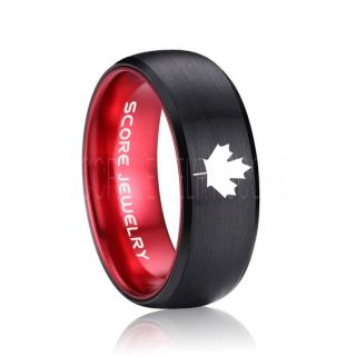 Canada Ring, Canada Jewelry, Flag of Canada Ring, Canada Flag Ring, Canadian Flag Ring, Canada Soccer Ring, Maple Leaf Ring, Leafs Jewelry, Canada Football Ring, Canadiana Jewelry