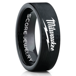 Milwaukee Tool Ring, Milwaukee Ring, Milwaukee Wedding Band, Mens Wedding Ring, His Wedding Band