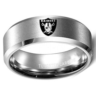 Raiders Ring, Raiders Wedding Ring, Raiders Wedding Band, Football Wedding Band, Football Jewelry