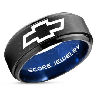 Chevrolet Ring, Chevy Ring, Bowtie Ring, Chevy Bowtie Ring, Chevy Wedding Ring, Chevy Wedding Band, Chevrolet Wedding Ring, Chevrolet Wedding Band