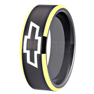 Chevrolet Ring, Chevy Ring, Bowtie Ring, Chevy Bowtie Ring, Chevy Wedding Ring, Chevy Wedding Band, Chevrolet Wedding Ring, Chevrolet Wedding Band