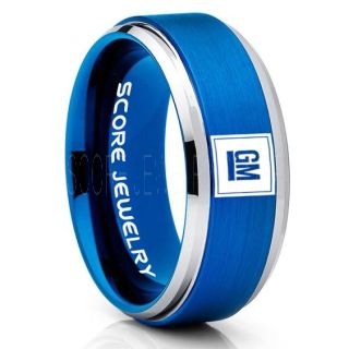 GM Ring, GM Truck Ring, Truck Ring, Trucker Ring, Pickup Truck Ring, GM Jewelry, Black Tungsten Ring, Black Tungsten Wedding Band, Black Wedding Band