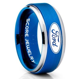 Ford Ring, Ford Jewelry, Shelby Ring, Mustang Ring, Ford Mustang Ring, Ford Ring Mustang Jewelry, Tungsten Ring, Tungsten Wedding Band