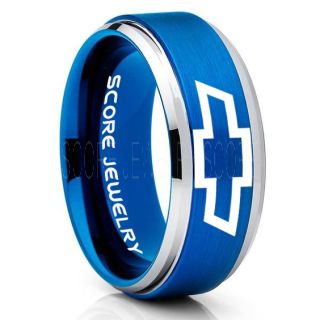 Chevrolet Ring, Chevy Ring, Bowtie Ring, Chevy Bowtie Ring, Chevy Wedding Ring, Chevy Wedding Band, Chevrolet Wedding Ring, Chevrolet Wedding Band