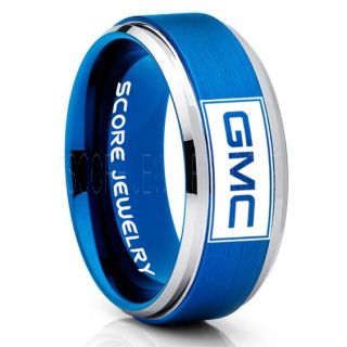 GMC Ring, GM ring, Truck Ring, Trucker Ring, Pickup Truck Ring, GM Ring, Black Tungsten Ring, Black Tungsten Wedding Band, Black Wedding Band