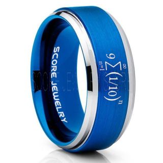 Equation Ring, Infinity Equation Ring, Math Ring, Math Jewelry, Science Ring, Science Jewelry, Teacher Ring, Teacher Jewelry, Blue Tungsten Ring