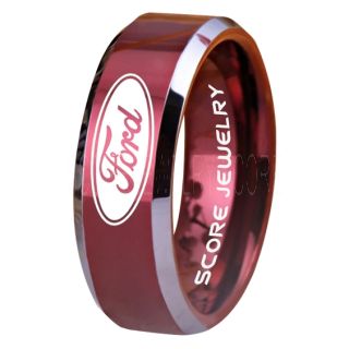 Ford Ring, Ford Jewelry, Shelby Ring, Mustang Ring, Ford Mustang Ring, Ford Ring Mustang Jewelry, Tungsten Ring, Tungsten Wedding Band