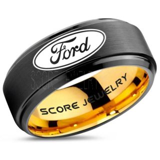 Ford Ring, Ford Jewelry, Shelby Ring, Mustang Ring, Ford Mustang Ring, Ford Ring Mustang Jewelry, Tungsten Ring, Tungsten Wedding Band
