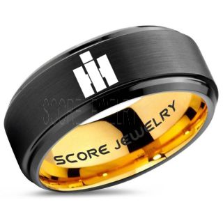 International Harvester Ring, Farmer Ring, Agriculture Ring, Construction Machinery Ring, International Harvester Jewelry, International Harvester Machinery Ring, Farmer Tungsten Wedding Ring