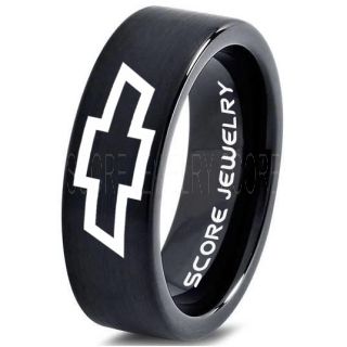 Chevrolet Ring, Chevy Ring, Bowtie Ring, Chevy Bowtie Ring, Chevy Wedding Ring, Chevy Wedding Band, Chevrolet Wedding Ring, Chevrolet Wedding Band