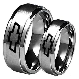 Chevrolet Rings, Silver Chevy Rings, Silver Bowtie Rings, Silver Chevy Bowtie Rings, Silver Chevy Wedding Rings, Silver Chevy Wedding Bands, Silver Chevrolet Wedding Rings, Chevrolet Wedding Bands, Silver Rings, Silver Wedding Rings