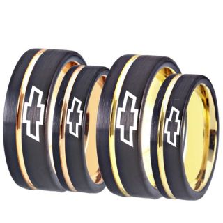 Chevrolet Rings, Black Chevy Rings, Black Bowtie Rings, Black Chevy Bowtie Rings, Black Chevy Wedding Rings, Black Chevy Wedding Bands, Black Chevrolet Wedding Rings, Chevrolet Wedding Bands, Black Rings, Black Wedding Rings