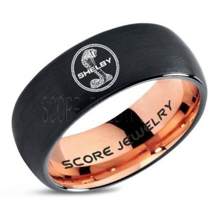 Shelby Mustang Ring, Ford Shelby Ring, Shelby Ring, Mustang Ring, Ford Mustang Ring, Ford Ring Mustang Jewelry, Tungsten Ring, Tungsten Wedding Band