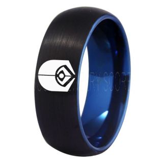 STAR TREK RING, FERENGI RING, FERENGI JEWELRY, TREKY RING, STAR TREK JEWELRY, STAR TREK WEDDING BAND, STAR TREK WEDDING RING, BLACK TUNGSTEN RING