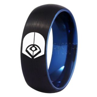 STAR TREK RING, FERENGI RING, FERENGI JEWELRY, TREKY RING, STAR TREK JEWELRY, STAR TREK WEDDING BAND, STAR TREK WEDDING RING, BLACK TUNGSTEN RING