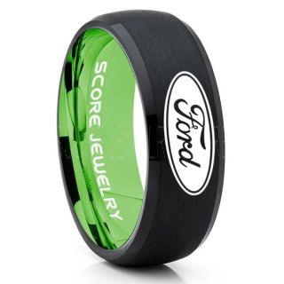 Ford Ring, Ford Jewelry, Shelby Ring, Mustang Ring, Ford Mustang Ring, Ford Ring Mustang Jewelry, Tungsten Ring, Tungsten Wedding Band