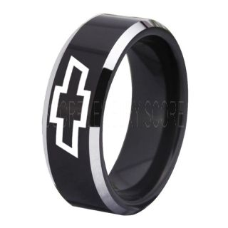Chevrolet Ring, Chevy Ring, Bowtie Ring, Chevy Bowtie Ring, Chevy Wedding Ring, Chevy Wedding Band, Chevrolet Wedding Ring, Chevrolet Wedding Band