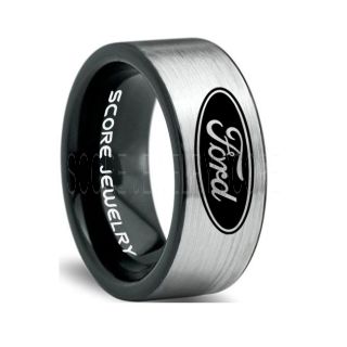 Ford Ring, Ford Jewelry, Shelby Ring, Mustang Ring, Ford Mustang Ring, Ford Ring Mustang Jewelry, Tungsten Ring, Tungsten Wedding Band