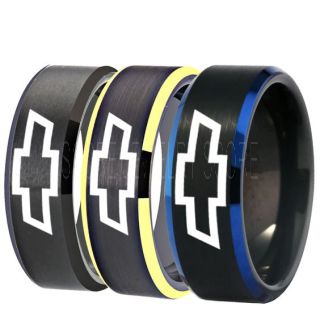 Chevrolet Ring, Chevy Ring, Bowtie Ring, Chevy Bowtie Ring, Chevy Wedding Ring, Chevy Wedding Band, Chevrolet Wedding Ring, Chevrolet Wedding Band