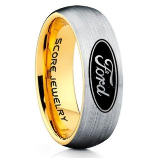 Ford Ring, Ford Jewelry, Shelby Ring, Mustang Ring, Ford Mustang Ring, Ford Ring Mustang Jewelry, Tungsten Ring, Tungsten Wedding Band