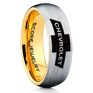 Chevrolet Ring, Chevy Ring, Bowtie Ring, Chevy Bowtie Ring, Chevy Wedding Ring, Chevy Wedding Band, Chevrolet Wedding Ring, Chevrolet Wedding Band