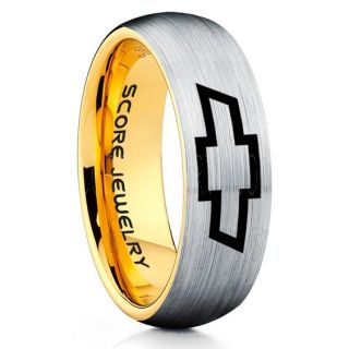 Chevrolet Ring, Chevy Ring, Bowtie Ring, Chevy Bowtie Ring, Chevy Wedding Ring, Chevy Wedding Band, Chevrolet Wedding Ring, Chevrolet Wedding Band
