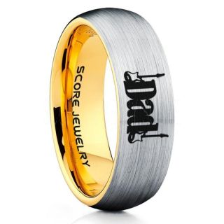 Guitar Ring, Dad Ring, Father Ring, Fathers Ring, Guitar Player Ring, Music Ring, Guitar Jewelry, Silver Tungsten Ring, Silver Ring, Silver Wedding Band, Silver Wedding Ring, Silver Tungsten Band