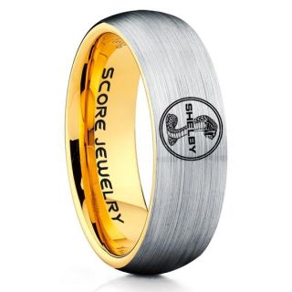 Shelby Mustang Ring, Ford Shelby Ring, Shelby Ring, Mustang Ring, Ford Mustang Ring, Ford Ring Mustang Jewelry, Tungsten Ring, Tungsten Wedding Band