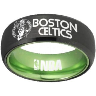 Celtics Ring, Celtics Wedding Ring, Celtics Wedding Band, Football Wedding Band, Football Jewelry