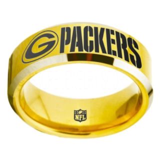 Packers Ring, Packers Wedding Ring, Packers Wedding Band, Football Wedding Band, Football Jewelry
