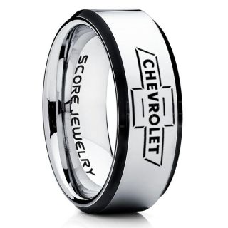 Chevrolet Ring, Chevy Ring, Bowtie Ring, Chevy Bowtie Ring, Chevy Wedding Ring, Chevy Wedding Band, Chevrolet Wedding Ring, Chevrolet Wedding Band