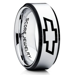 Chevrolet Ring, Chevy Ring, Bowtie Ring, Chevy Bowtie Ring, Chevy Wedding Ring, Chevy Wedding Band, Chevrolet Wedding Ring, Chevrolet Wedding Band