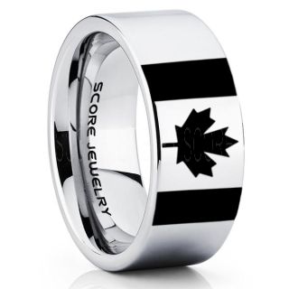 Flag of Canada Ring, Canada Flag Ring, Canadian Flag Ring, Canada Jewelry, Canada Soccer Ring, Maple Leaf Ring, Leafs Jewelry, Canada Football Ring, Canadiana Jewelry