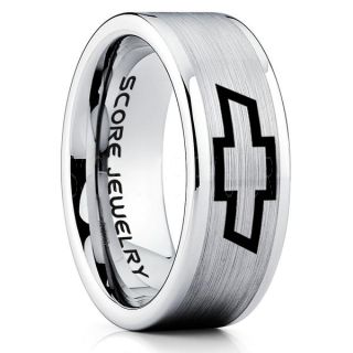 Chevrolet Ring, Chevy Ring, Bowtie Ring, Chevy Bowtie Ring, Chevy Wedding Ring, Chevy Wedding Band, Chevrolet Wedding Ring, Chevrolet Wedding Band