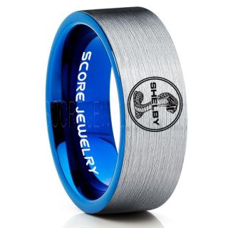 Shelby Mustang Ring, Ford Shelby Ring, Shelby Ring, Mustang Ring, Ford Mustang Ring, Ford Ring Mustang Jewelry, Tungsten Ring, Tungsten Wedding Band