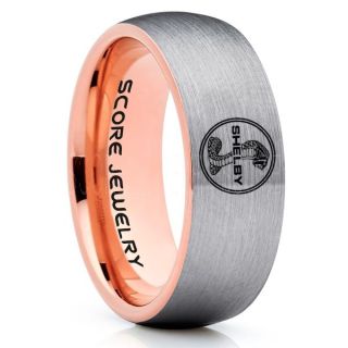 Shelby Mustang Ring, Ford Shelby Ring, Shelby Ring, Mustang Ring, Ford Mustang Ring, Ford Ring Mustang Jewelry, Tungsten Ring, Tungsten Wedding Band