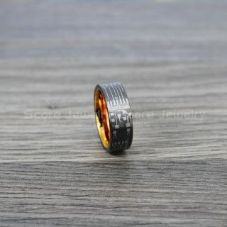 Circuit Ring, Circuit Board Ring, Gunmetal Tungsten Ring, Gunmetal Ring, Gunmetal Tungsten Wedding Band, Geek Ring, Geek Jewelry, Gunmetal Wedding Ring
